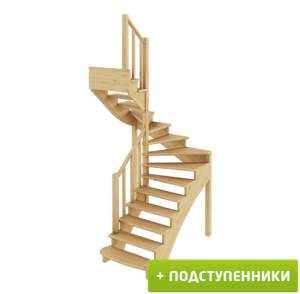 Лестница К-003м/3 П сосна (5 уп)