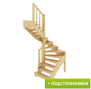 Лестница К-003м/2 П сосна (5 уп)