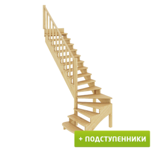 Лестница К-001м/3 П сосна (5 уп)
