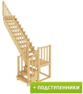 Лестница К-022м П сосна (6 уп)