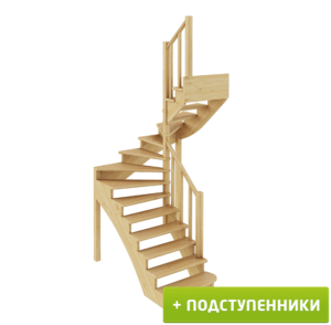 Лестница К-003м/3 Л сосна (5 уп)
