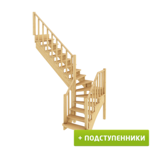 Лестница К-021м Л сосна (6 уп)